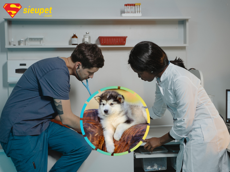 Chó Alaska bị tiêu chảy